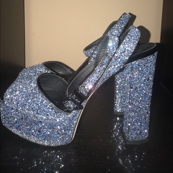 Giuseppe Zanotti glitter platform heel - Picture 1 of 3